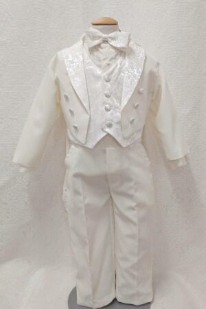 Gräddvit frack till pojkar