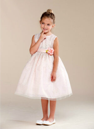 Finklänning Harper - aprikosrosa