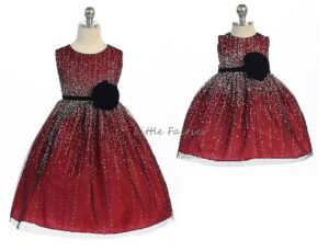 Prinsessklänning Evangelina - röd