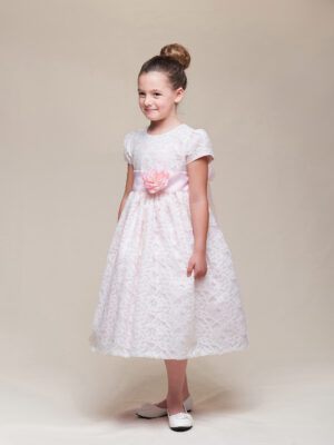 Rosa brudnäbbsklänning Ella